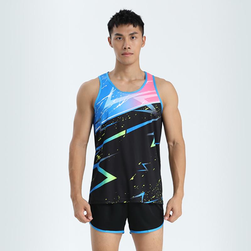 

Men s and Women s Track & Field Training Set: Sprint and Marathon Sportswear with Shorts for Elementary School PE XL (110-130 lbs)