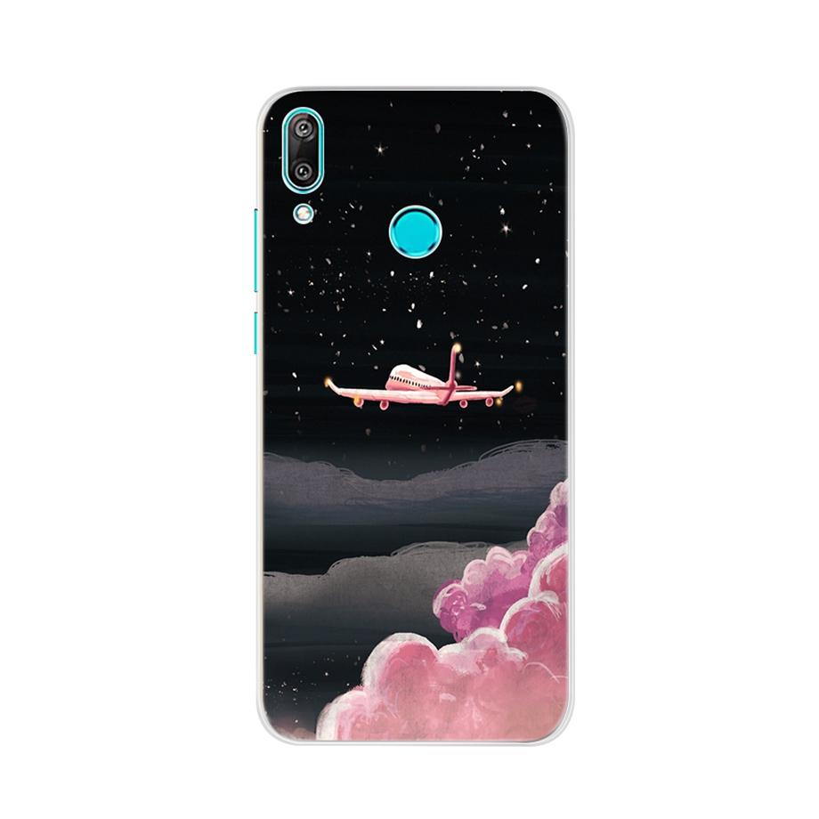For Huawei Y7 2019 Case Silicone Cartoon TPU Cover Phone Case For Huawei Y7 2019 DUB-LX1 DUB LX1 LX2 LX3 Y 7 Prime Pro 2019 Case
