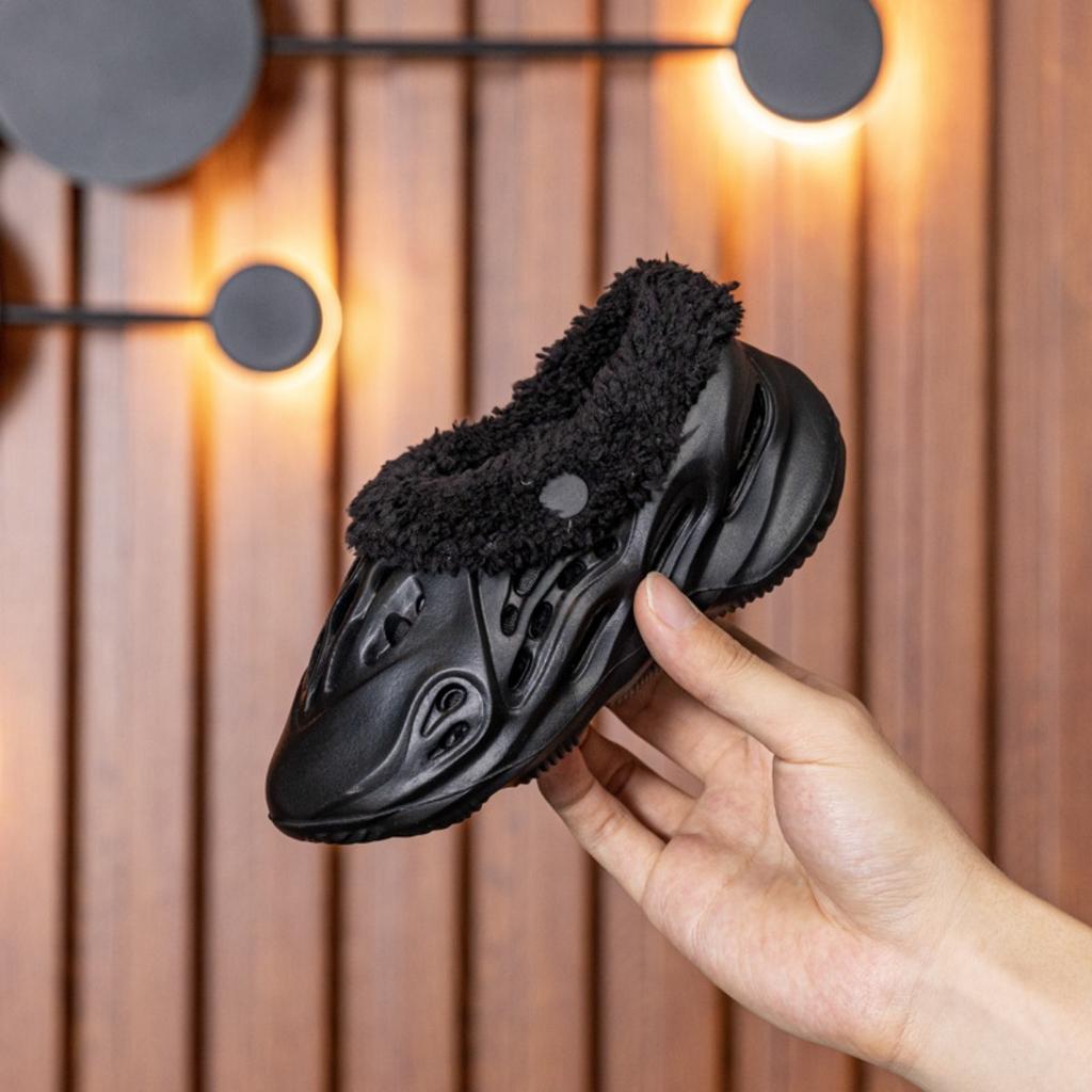 Thick Soled, Men's and Women's, Children's Cotton Shoes, Baby Shoes, Warm, Hairy Shoes, Plush, Thickened, Warm Shoes