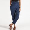Damenhosen Unregelmäßige Taschen Streetwear Einfarbig Hohe Taille Cropped Hosen für Dates