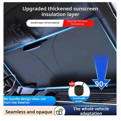 Parasolar auto Reflexie UV Parbriz Umbrelă Parasolar Față Parasolar Pliabil Protecție Vară Scaun Auto Izolare termică