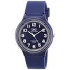 Montre homme Q&Q Solaire Bleu Marine E04A-003VK Légère 10 ATM Étanche Cadran Simple