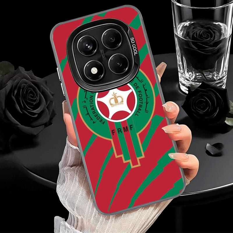 Morocco Flag Soft Phone Case for Xiaomi Redmi Note 13 14 15 Pro Plus 12S 12 11S 11 11T 10S 10 Shockproof Cover Back Shell