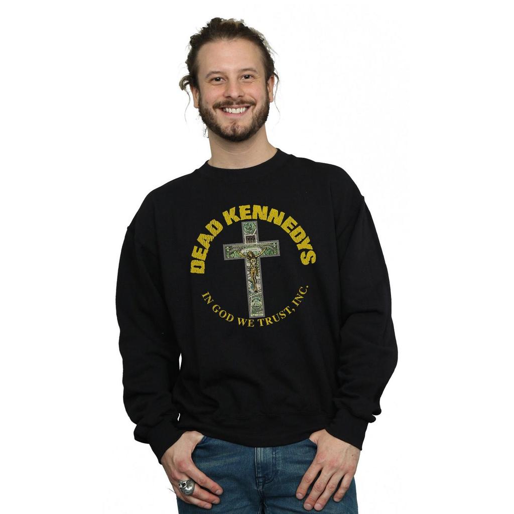 Dead Kennedys Herren In God We Trust Sweatshirt
