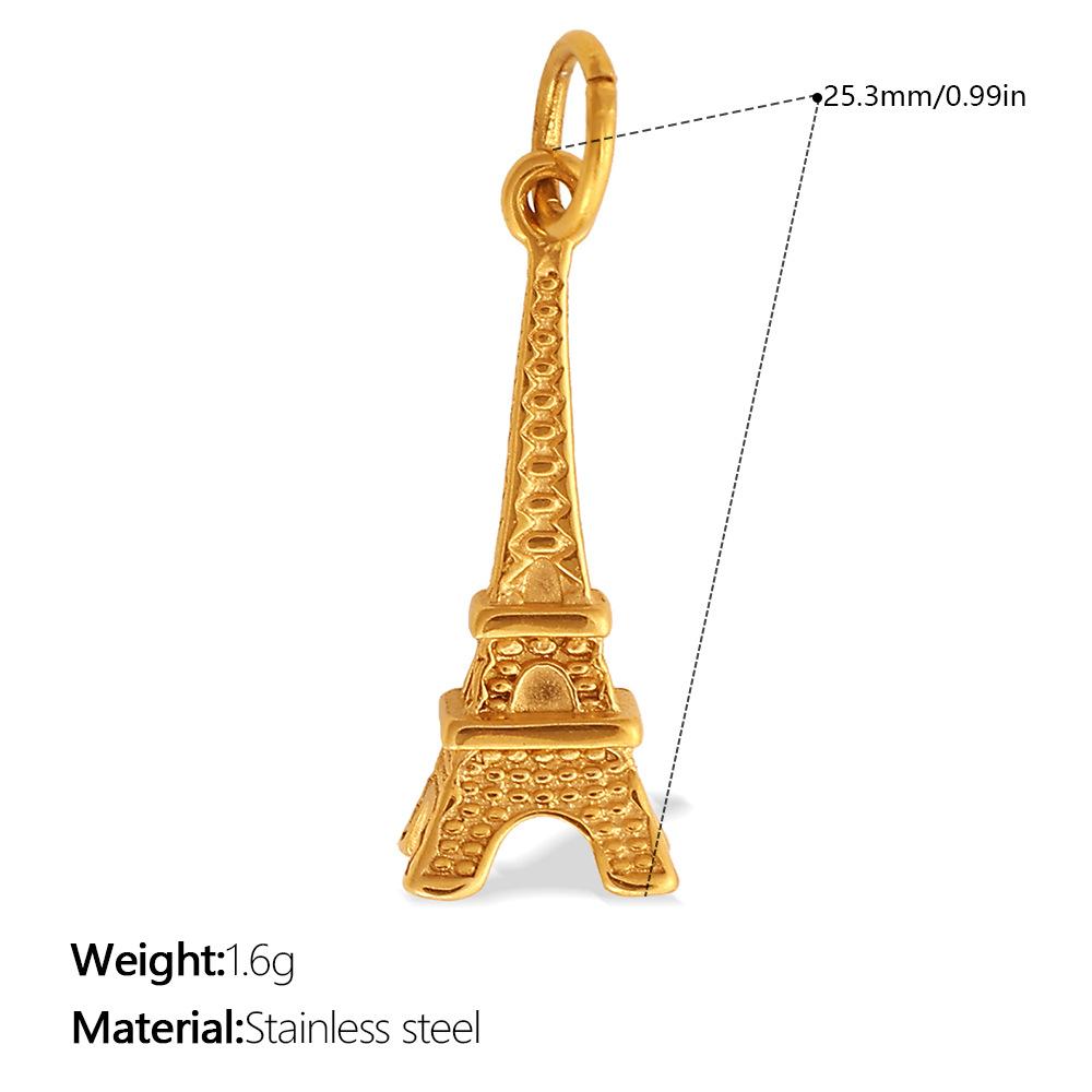 Yori 2Pcs Heart Star Moon Eiffel Tower Cross Elements Making Earrings Necklace Bracelet Jewelry Material Making Accessories