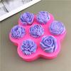 Peony Rose Shape Silicone DIY 3D Cake Mold Fondant Soap Cupcake Candy Chocolate Jelly Baking Molds Flower Decoration Tools
