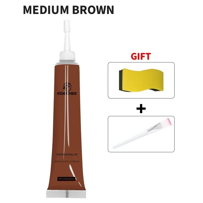 A Car Leather Repair Gel Home Sofa Car Seat Leather Complementary Color Repair Paste Scratches Crack Leather Finish Repair Cream