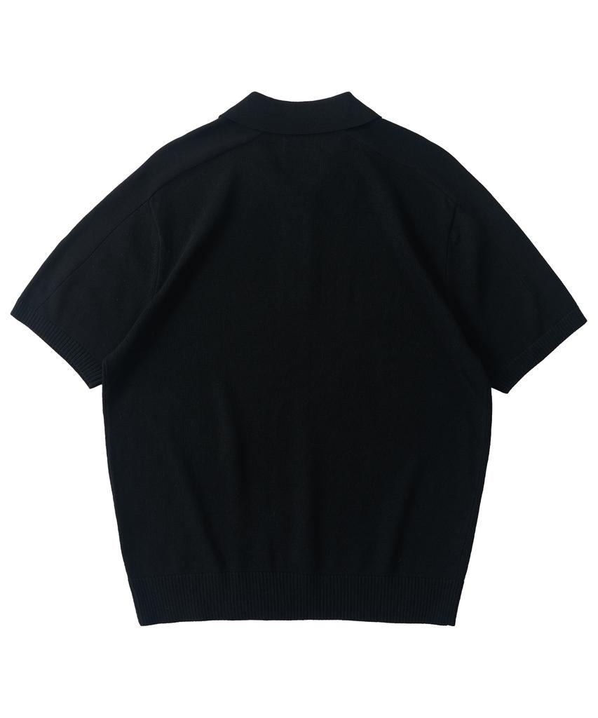 ANALOG MOOD Sepia Drop Short Sleeve Knit (Black)