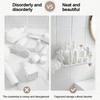 Plastic Material Wall-Mounted Storage Rack White Color Kitchen Spice Organizer  Home Storage