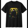 Botanical Mandrill Mens T-Shirt Wildlife Black 100% Cotton Nature Printed Animal