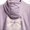 Under Armour Sweatshirts Women's Light Purple Hooded Moderate Regular Unisex 1376296-554