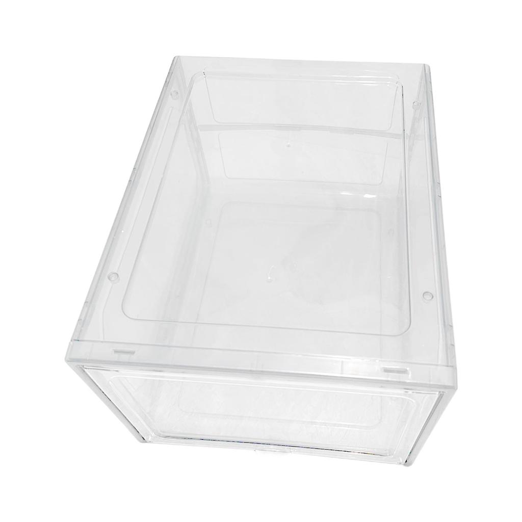Shoe Organizer Container Dustproof Storage Box Stackable