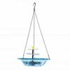 Solar Cascade Hanging Bird Bath Fountain Outdoor Solar Powered Cascade Fountain Bird Bath for Garden Backyard Patio Lawn