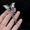 Dynamic Tassels Movement Butterfly Brooch Versatile Scarf Pin Contemporary Alloy Jewelry Accessories for Clothing