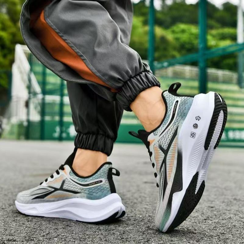 Herren Sport Laufschuhe Mesh Atmungsaktiv Freizeitschuhe Leicht Komfort Sneaker Rutschfest Tennis Trainingsschuhe für Herren