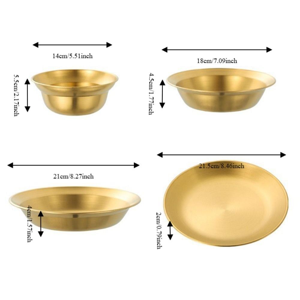 4PCS/SET Straw Hat Design Camping Tableware Set Korean Style Food Serving Tray  Easy To Clean