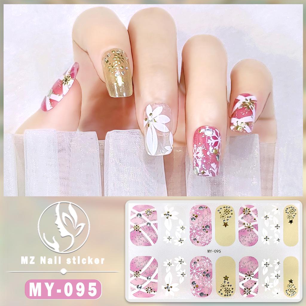 3D Waterproof Gel Nail Polish Film – Diamond & Laser Nail Art Stickers