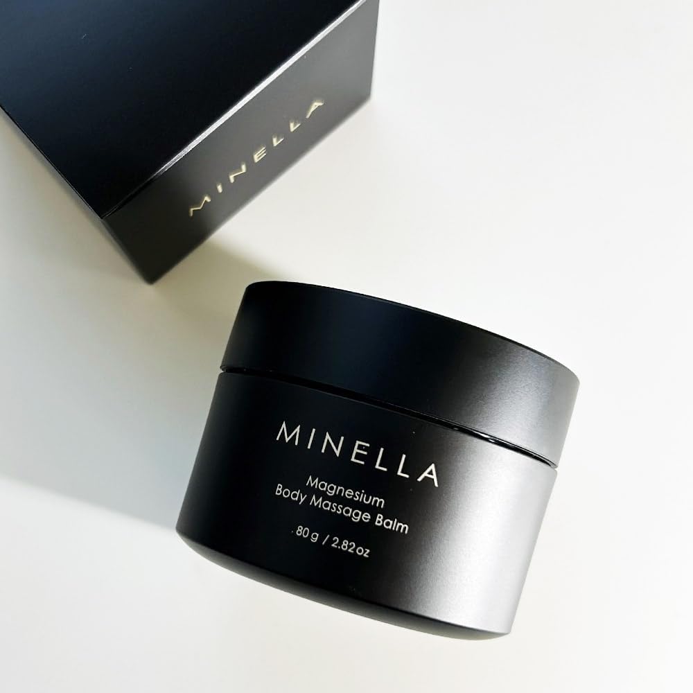 Magnesium Cream Mineral Balm 80g MINELLA Made In Japan High Concentration Transdermal Absorption Moisturizing Magnesium Massage Frankincense Ylang