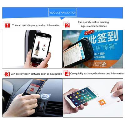 Rfid 125Khz T5577 Rewritable Sticker Keytag Anti Metal Interference Label Writable Key Token Tag Card Duplicate Clone Nfc Tags