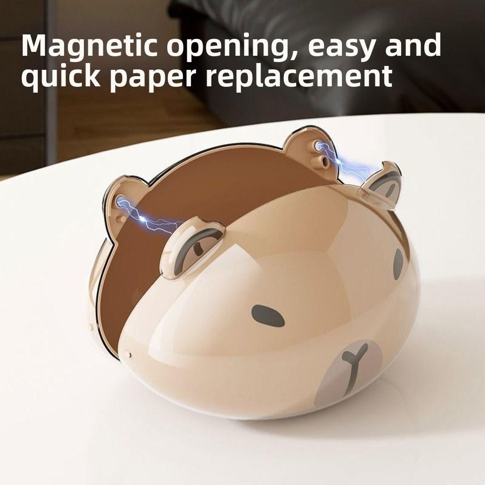 Animal Paper Towel Case Magnetic Panda Paper Container Tissue Storage Box Coffee Table