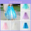 Enchanting Kids Girl Fairy Cape With Sparkly Glitter For Frozen Elsa Dress Up