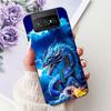 For Asus Zenfone 7 ZS670KS Case I002D Popular Flower Soft Black Silicone Phone Cover For Zenfone 7 Pro ZS671KS Funda I002DD Capa