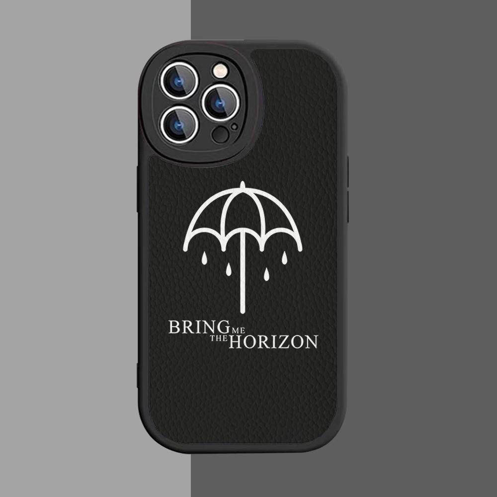 

B-Bring M-Me The B-BMTH H-Horizon Phone Case For IPhone 16 15 14 13 12 11 Pro Max Plus Shockproof Leather Cover iPhone 14