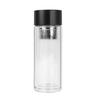 Magnetic Tea Infuser Cup: High-Temperature Resistant Glass, Portable, Office-Ready, Tea & Water Separation Design