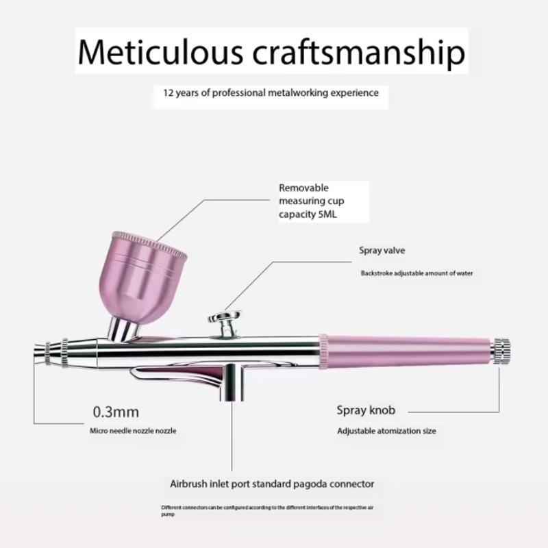 0.3mm Nozzle Airbrush Portable Single Action Airbrush Pen Model Cake Nail Car Paint Beauty Ink Jet