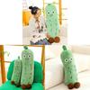 Plush Cucumber Pillow Bed Side Sleep Leg Clamp Cushion For Women