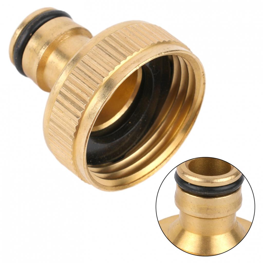 1inch BSPF Tap Connector 36*31mm Brass+Rubber Garden Adapter