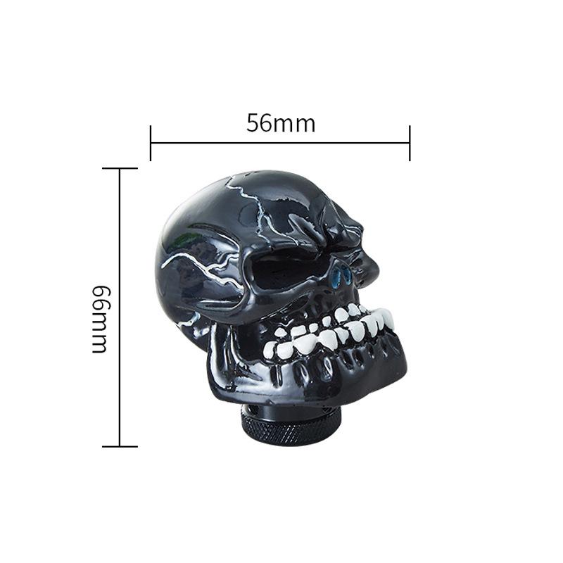 Universal Big Tooth Skull Resin Gear Shift Knob