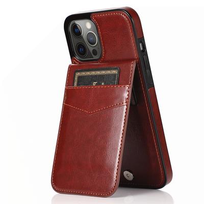 Skórzane etui na telefon komórkowy Iphone 13, pasujące do etui na telefon komórkowy Apple 15, etui z klapką ze wzorem Crazy Horse na Samsunga S24.