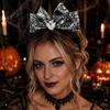 Eye Catching Festival Hair Accessories Halloween Headband with Spider Web Bow And Eyeball/Pumpkin/Ghost Decor for Lightweight Adults Kids Cosplay