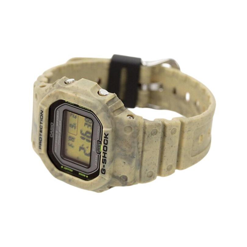 Casio G-Shock Series Universal Quartz Watch Waterproof Sports Casual Solar Quartz Movement Resin Strap Unisex watches Yellow GW-B5600SL-5JF