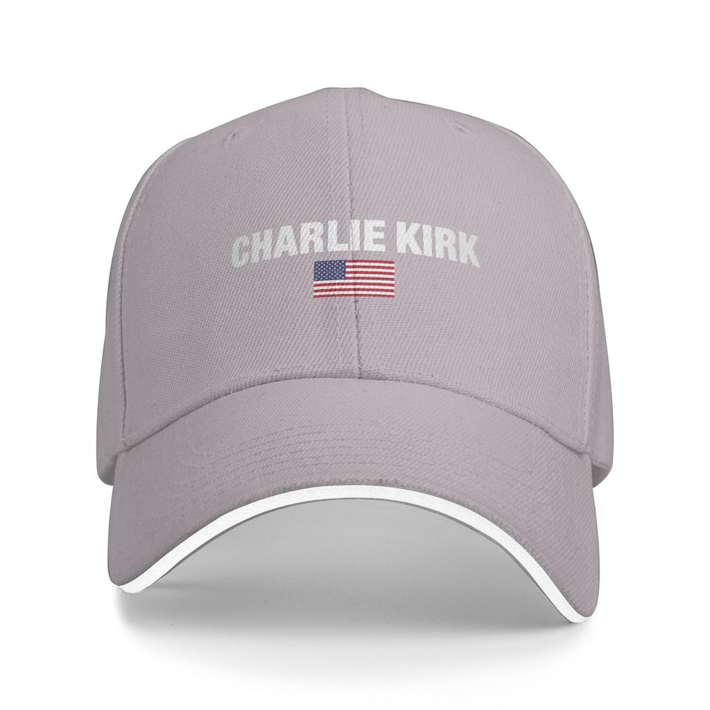 Never Forget Charlie Kirk Hero US Flag Custom Baseball Caps Women  Printing Male Beach Sunscreen Hat Snapback Cap