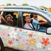 12 Sheets Daisy Stickers 147 Pieces Daisy Flower Car Decals Vinyl Groovy Flower Window Clings For Car Bumper Wall Laptop Mirror Truck Hippie