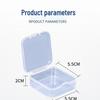 Mini Transparent PP Plastic Bead and Earring Organizer Box