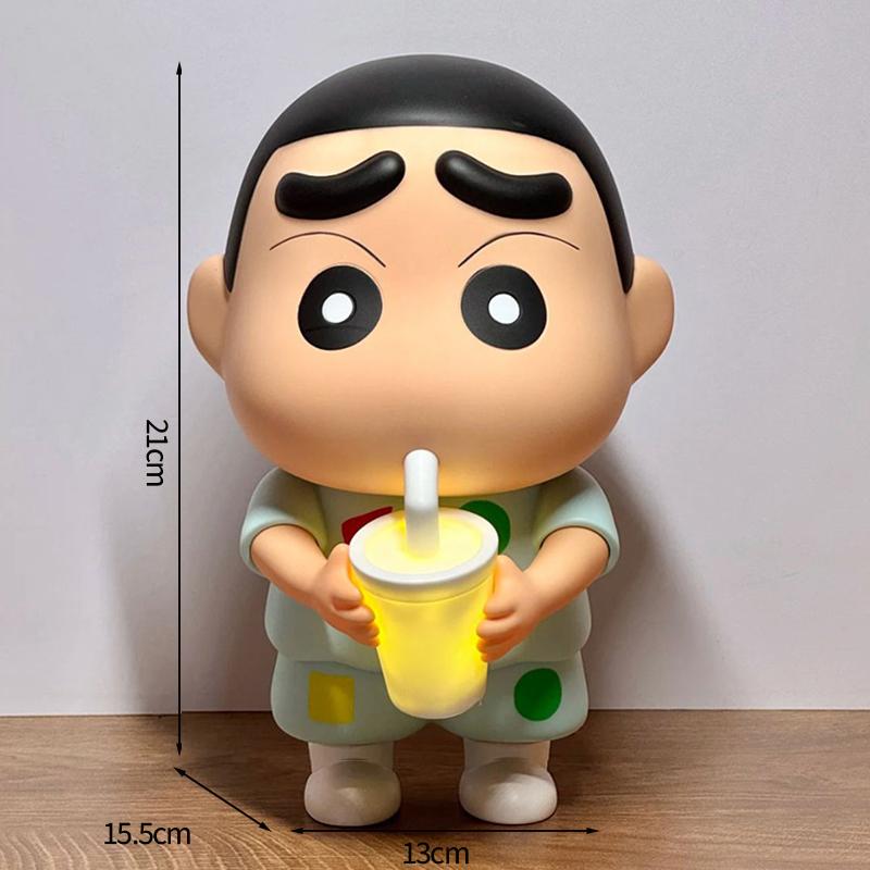 Crayon-Shin Chan Desk Night Light Desktop Ornament Cute Crayon-Shin Chan Reading Light Funny Gifts Cartoon Lamp Decoration