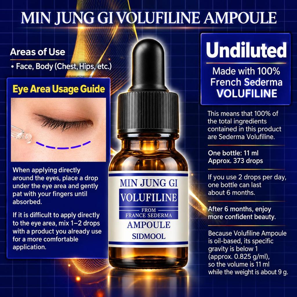 SIDMOOL Ampolla Min Jung Gi Volufiline (Volufiline 100%) (6 Opciones)
