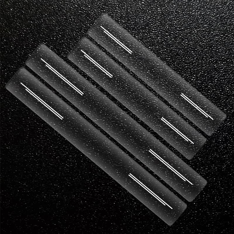 4pcs Car Scratchproof Car Threshold Transparent Sticker for Opel OPC Astra Insignia Mokka Zafira Corsa Vectra C D Antara Car