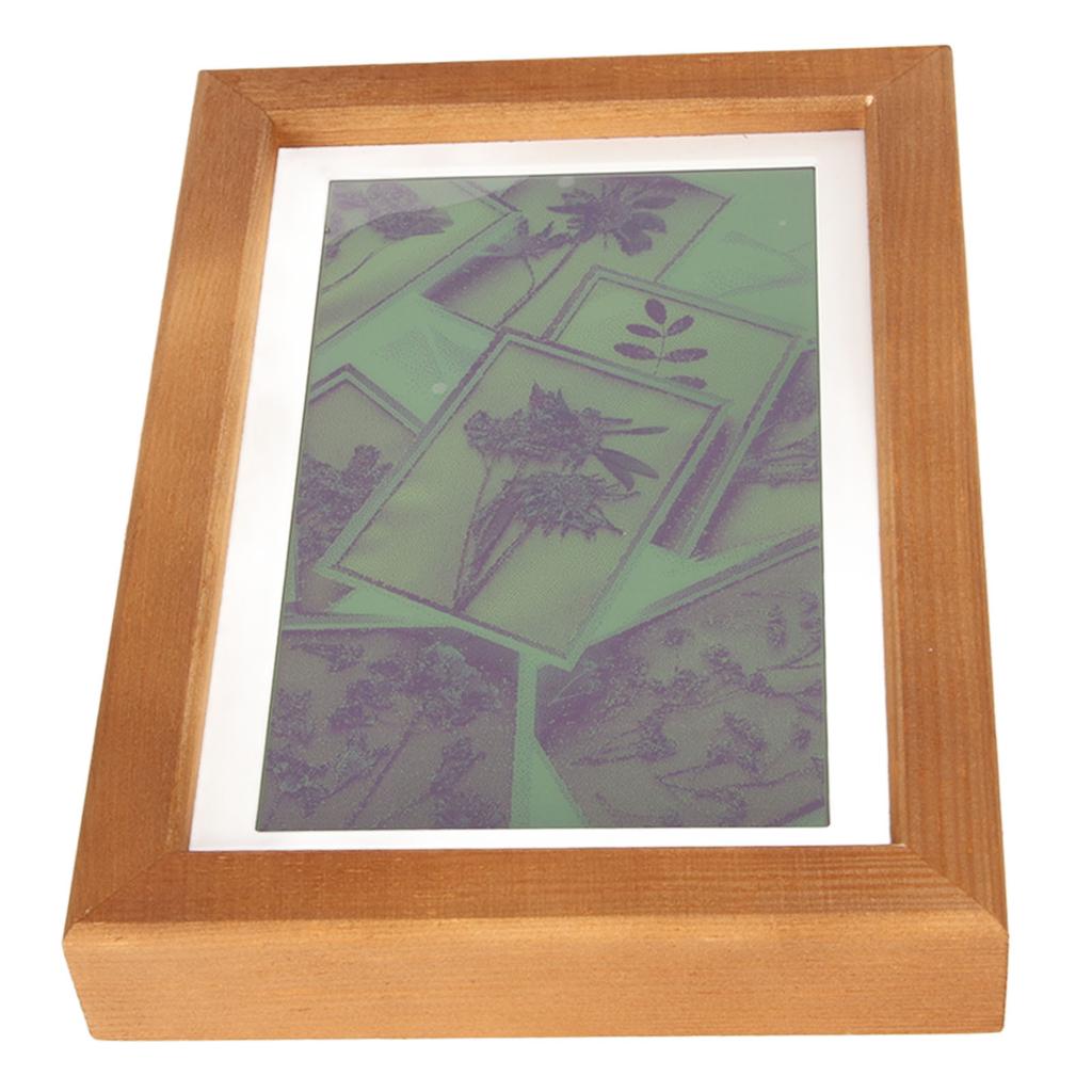 7.3 Inch Digital Photo Frame Support 7 Colors Display 800x480 E Paper Display with Wooden Photo Frame for Office