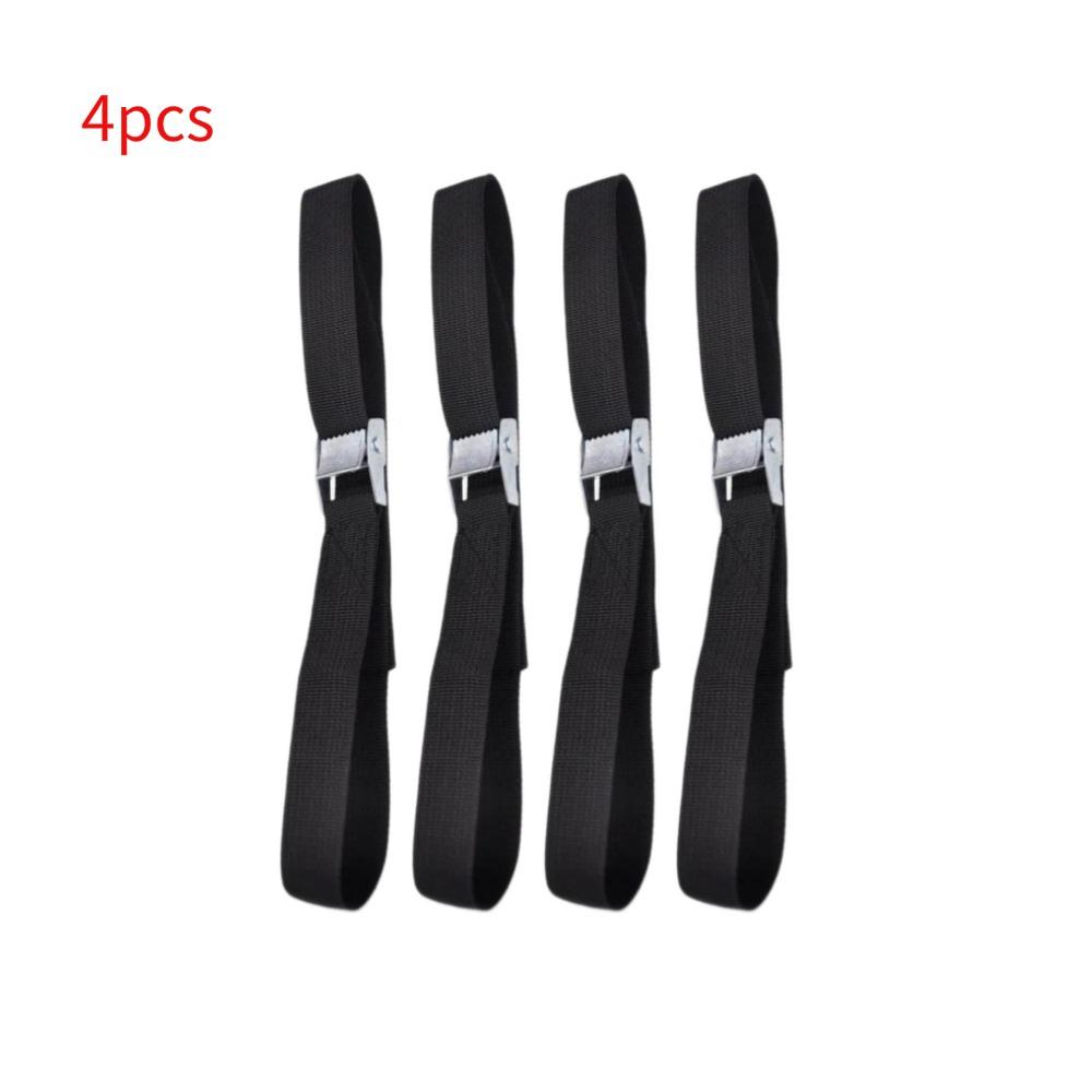 Black Buckle Tie-Down Belt Car Luggage Bag Cargo Straps for Car Motorcycle Metal Buckle Tow Rope Zinc Alloy Buckle