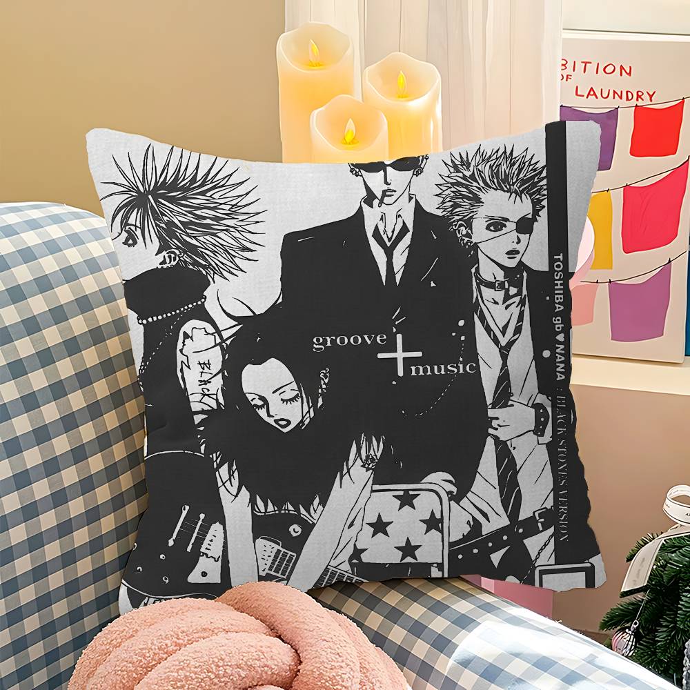 

NANA Pillow Anime Pillow Sofa Bed Head Pillow Cover Cushion Cover 45x45 Cm Fashion 12x12Inch