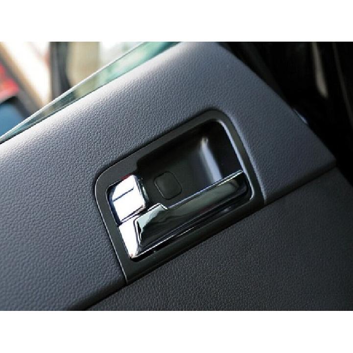 For Kia K5 Optima 11-12-13 Carbon Fiber Inner Door Handle Lock Frame Trim 4PCS