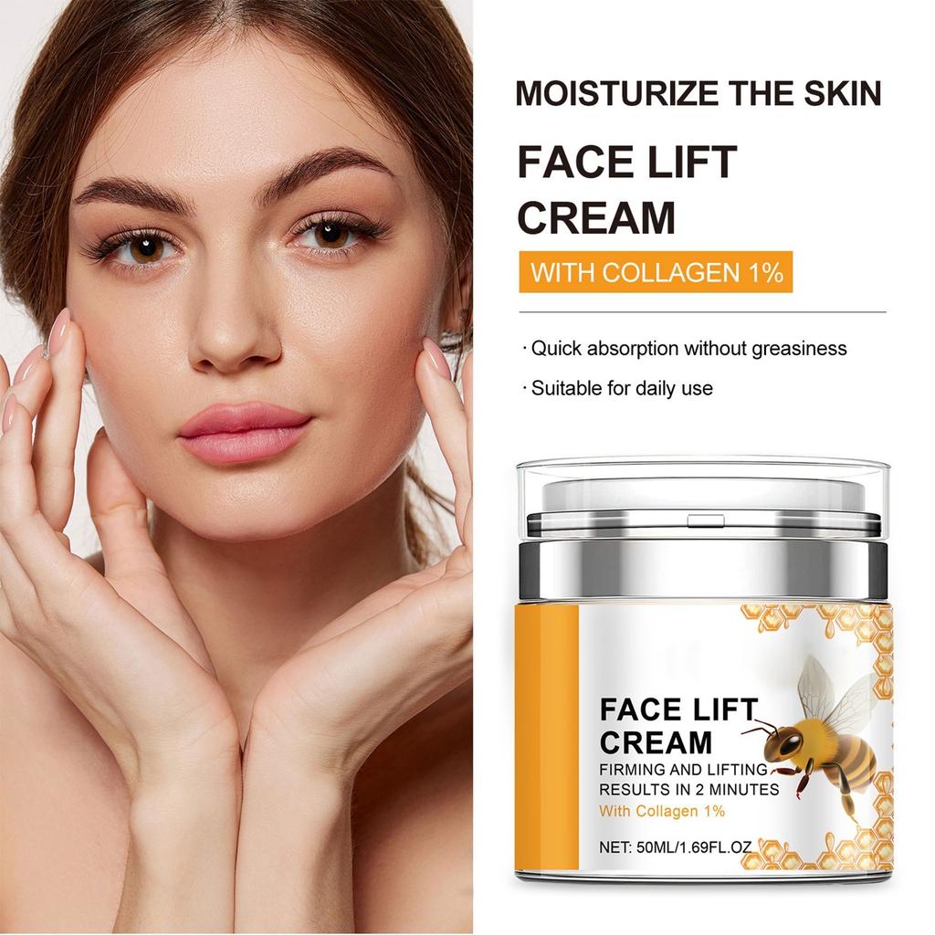 Bee Lifting Cream Absorbs Quickly And Is Non-Greasy Melts Instantly And Penetrates Instantly