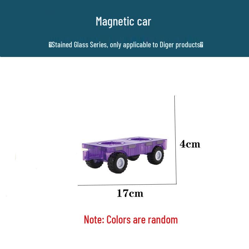 Genuine Magnetic Tiles Replacement Parts - Magnetic Car Accessories for Educational Building Toy