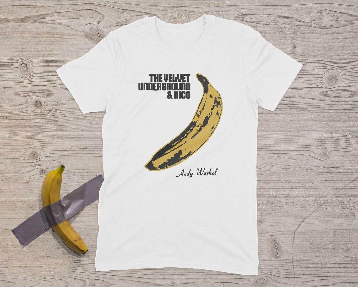 The Velvet Underground & Nico, Andy Warhol T Shirt Full Size S-5XL BL255 L