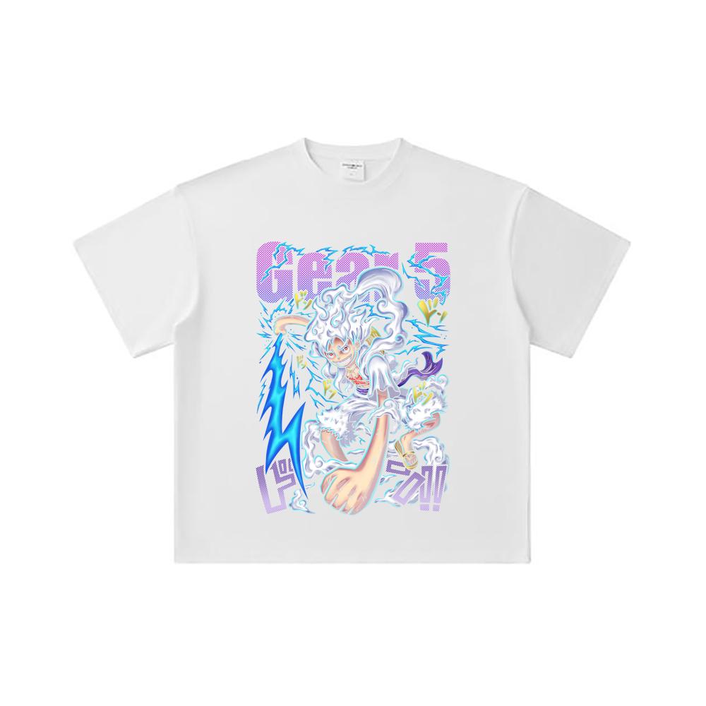 260 GSM Double Yarn 32 Count 100% Cotton One Piece V31 Nika Gear Print Unisex Heavy Cotton T Shirt