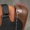 New Big Size Sandals Women's Car Stitched Breathable Velcro Hollow Wedge Sandals Women